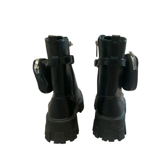 Cape Robbin Combat Boots Black Size 7 - Picture 2 of 5